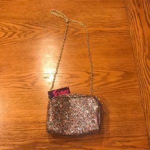 Confetti sparkle going out crossbody - NWT